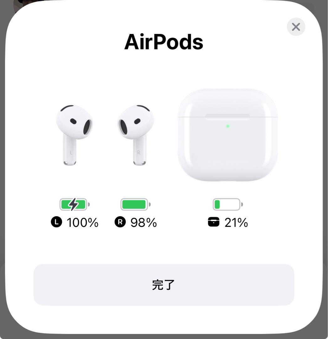 イヤホン AirPods4 (ANC) MXP93J/A