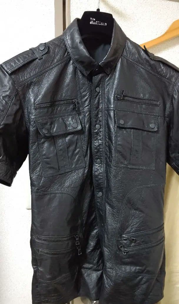 バルマンBALMAIN総額100万近い セットアップ レザーシャツ 2013SS