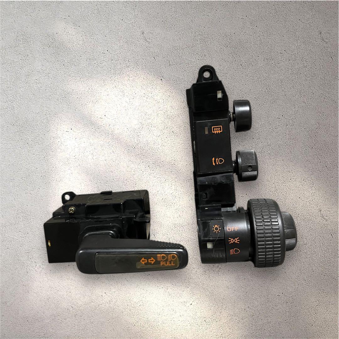 FC3S RX-7 メーター周り 純正スイッチ ヘッドライト ウィンカー