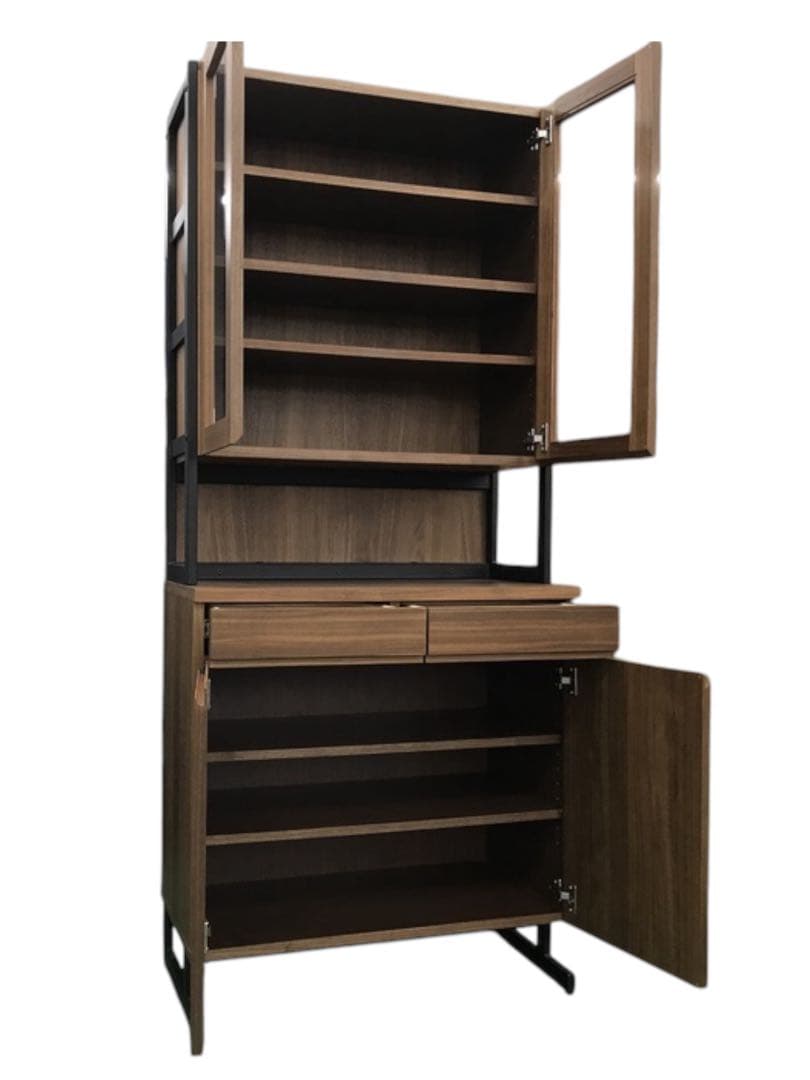 unico カップボード HOXTON 食器棚 定価14万円