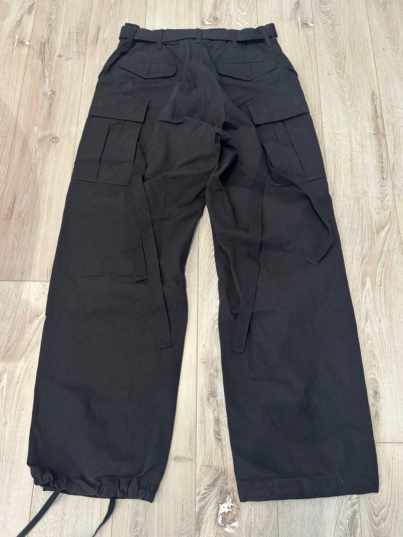 sacai Rip Stop Pantsコットンナイロンカーゴパンツ