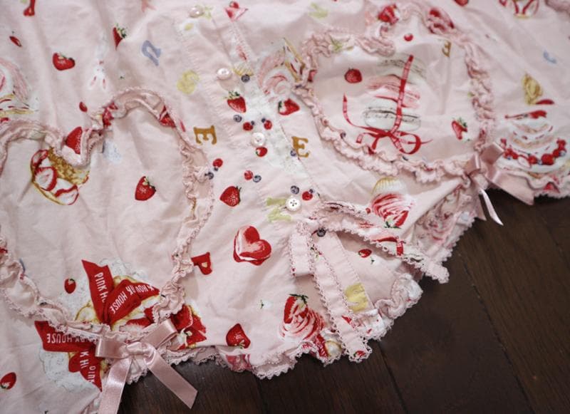 な*お様 ピンクハウス♡アニバーサリーケーキ♡パフスリーブワンピース