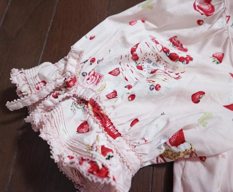 な*お様 ピンクハウス♡アニバーサリーケーキ♡パフスリーブワンピース