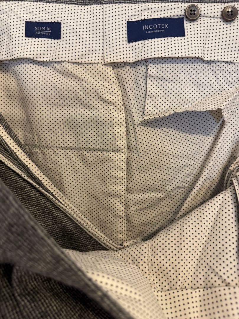 り*ん様 INCOTEX チェック スラックス 44