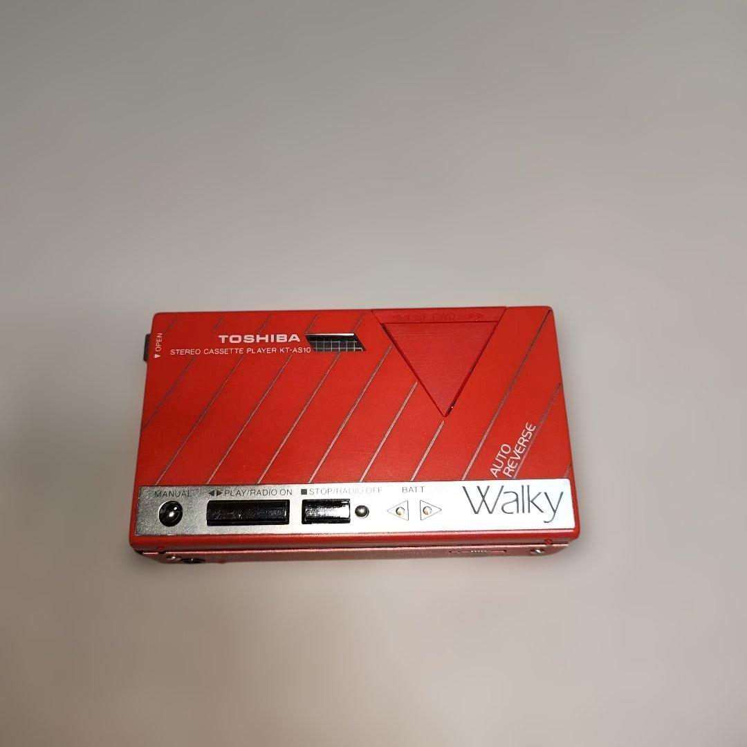 【動作未確認】TOSHIBA Walky KT-AS10 赤
