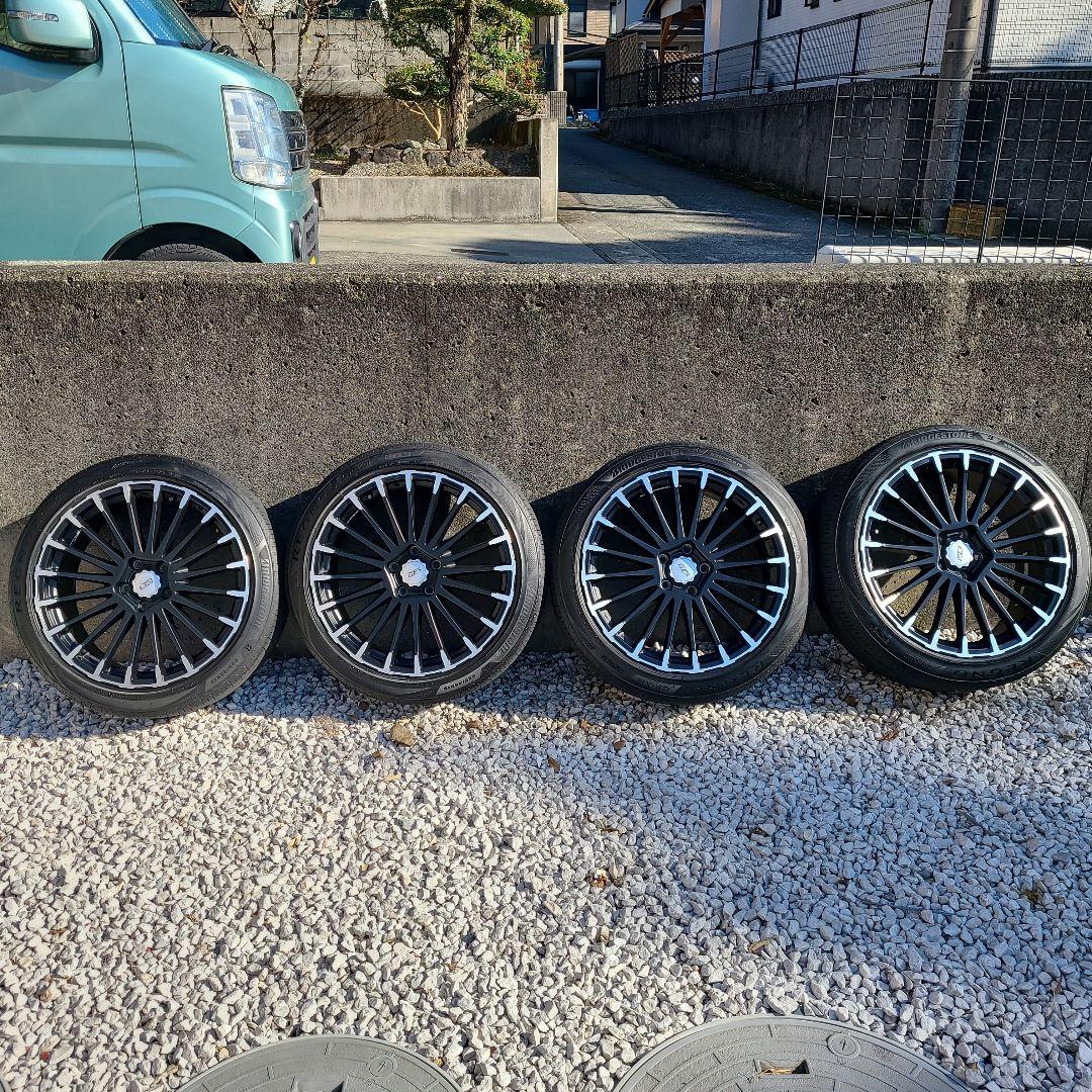 ZR-V無限19インチアルミホイール ブリジストン.レグノ(ホイールナット付き)