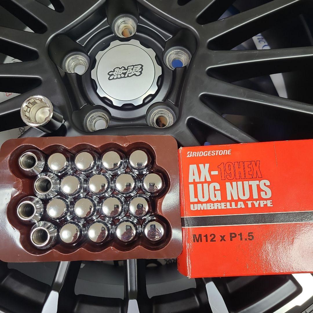 ZR-V無限19インチアルミホイール ブリジストン.レグノ(ホイールナット付き)
