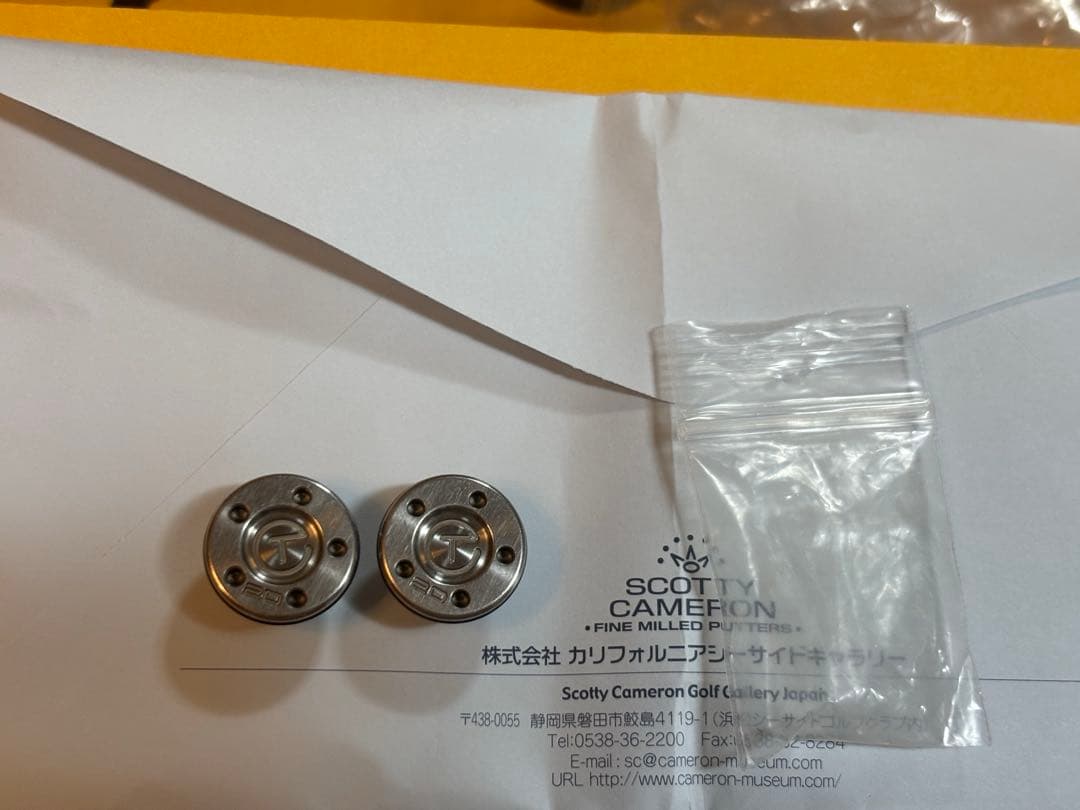 キャメロンミュージアム　スコッティキャメロン　サークルT ウェイト　20g