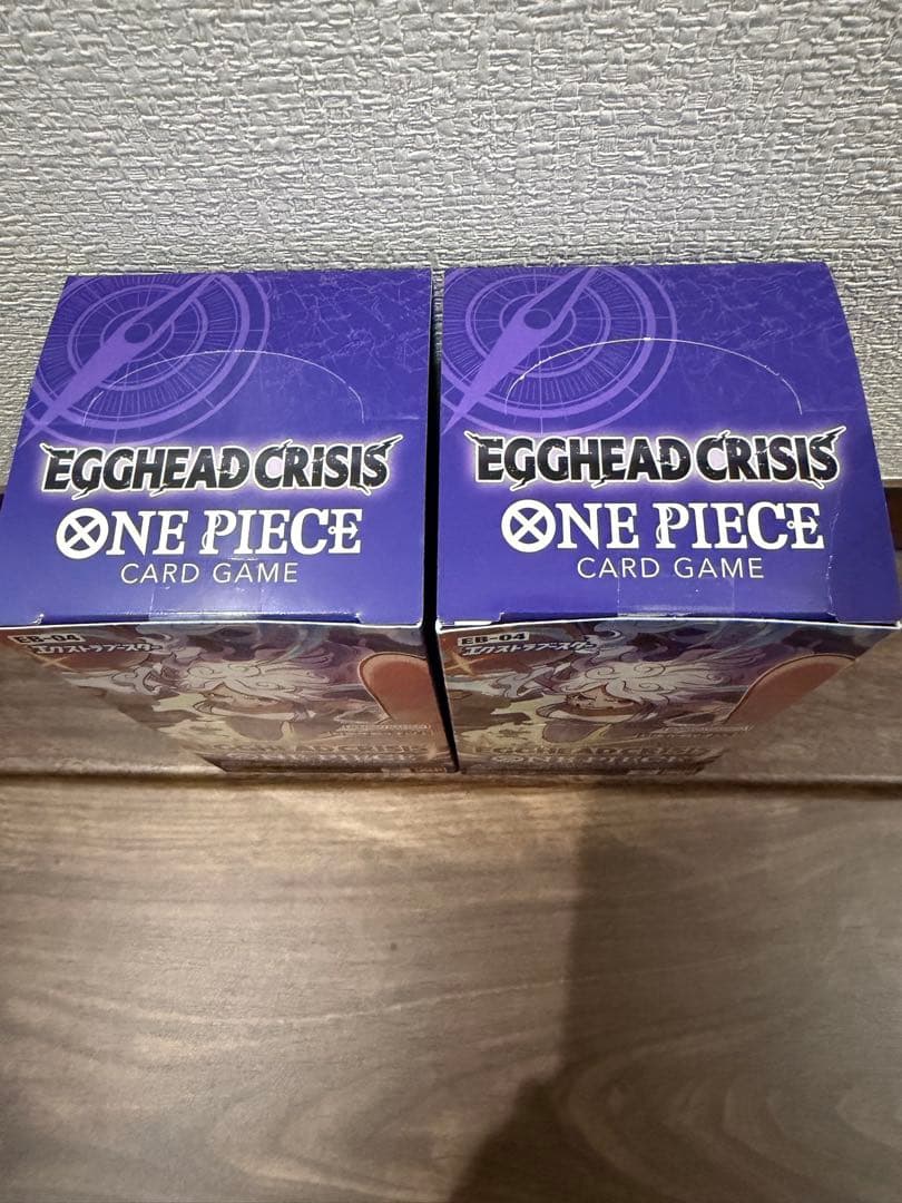 ワンピースカード box テープ付き EGGHEAD CRISIS EB-04