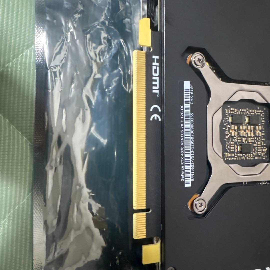 MSI GEFORCE RTX4070 12G グラフィックボード