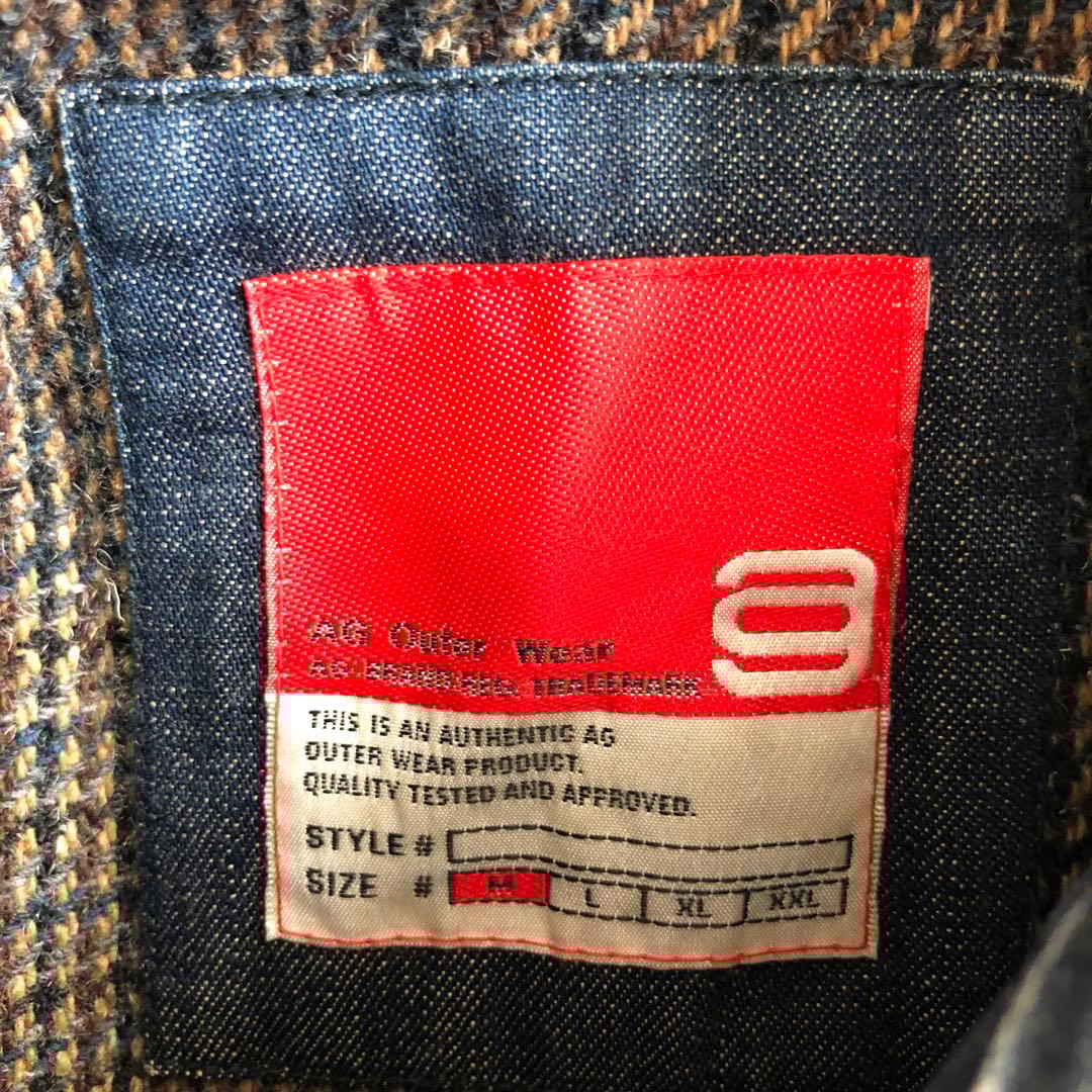 AG OUTER WEARデニムカバーオール　デニムジャケット色落ち良好