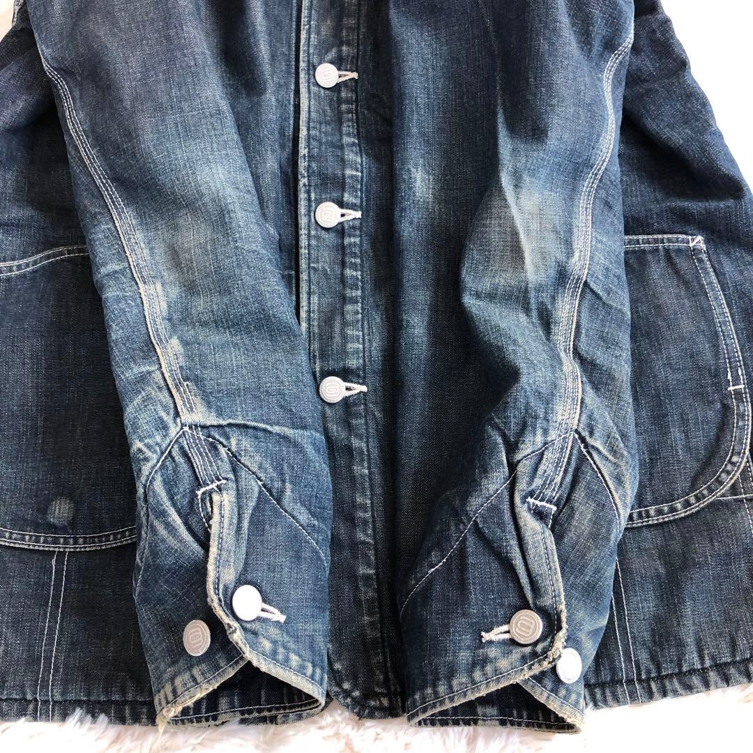 AG OUTER WEARデニムカバーオール　デニムジャケット色落ち良好
