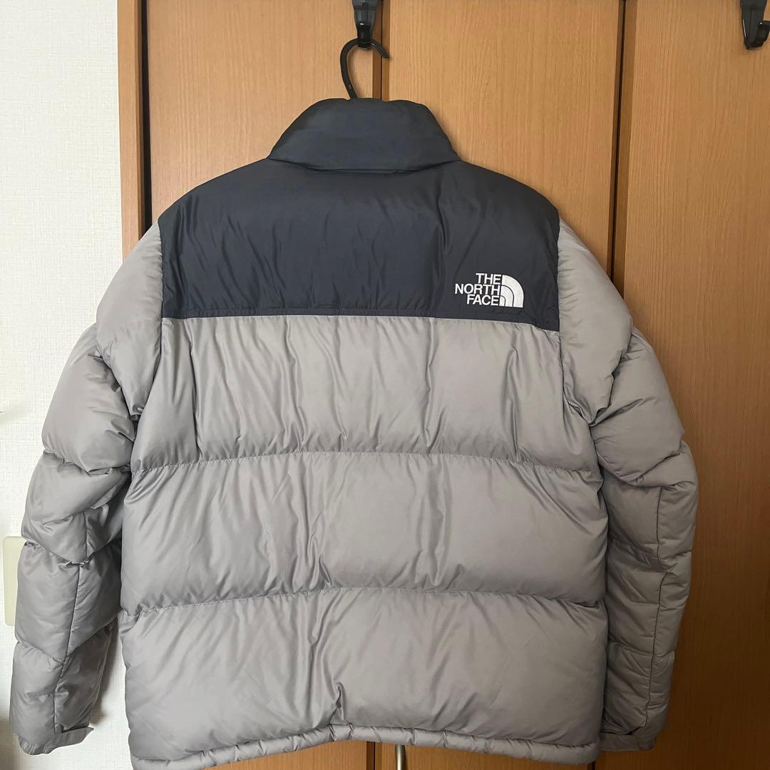 【大人気サイズ】ノースフェイス　ヌプシ　ダウンジャケット　グレー　XL