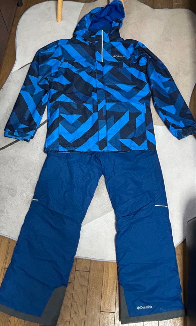 Columbiaスキースノーボードウェア上下セット キッズXLレディースM着用可