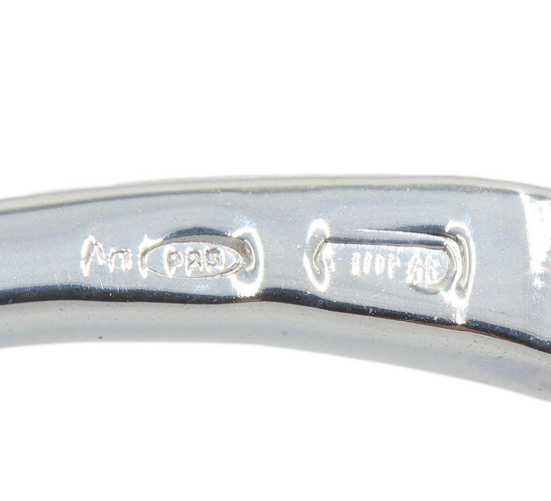 N2528 ブルガリ SV925×ブラックセラミック ビーゼロワン カフス