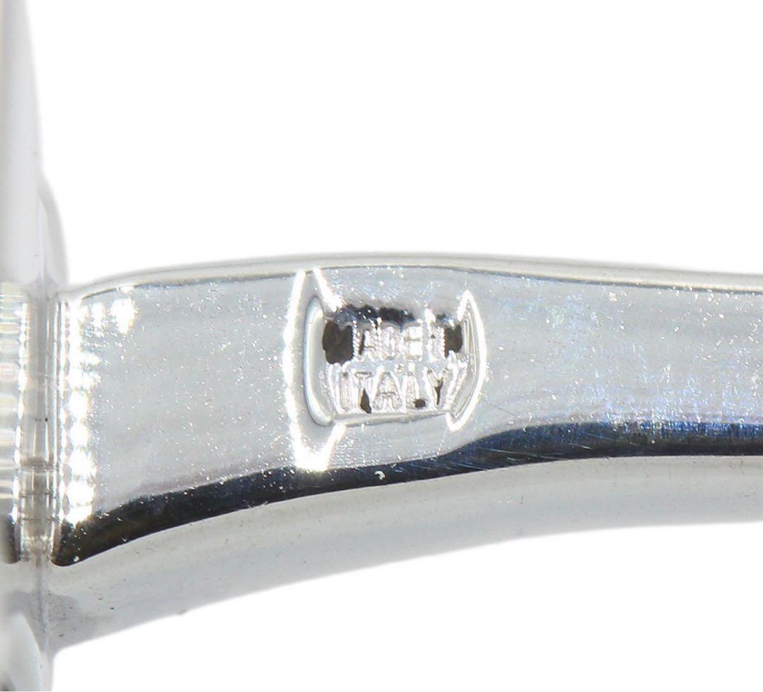 N2528 ブルガリ SV925×ブラックセラミック ビーゼロワン カフス