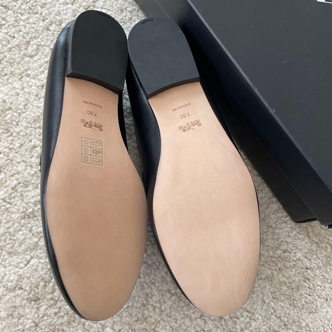 COACH　コーチ ハーレーローファー サイズ：7.5 （約24.5cm)黒