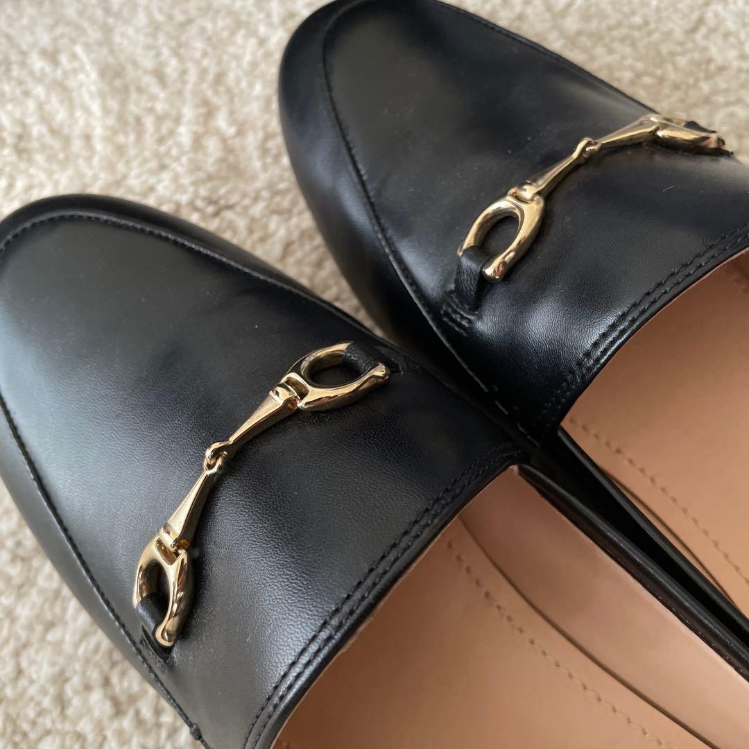 COACH　コーチ ハーレーローファー サイズ：7.5 （約24.5cm)黒