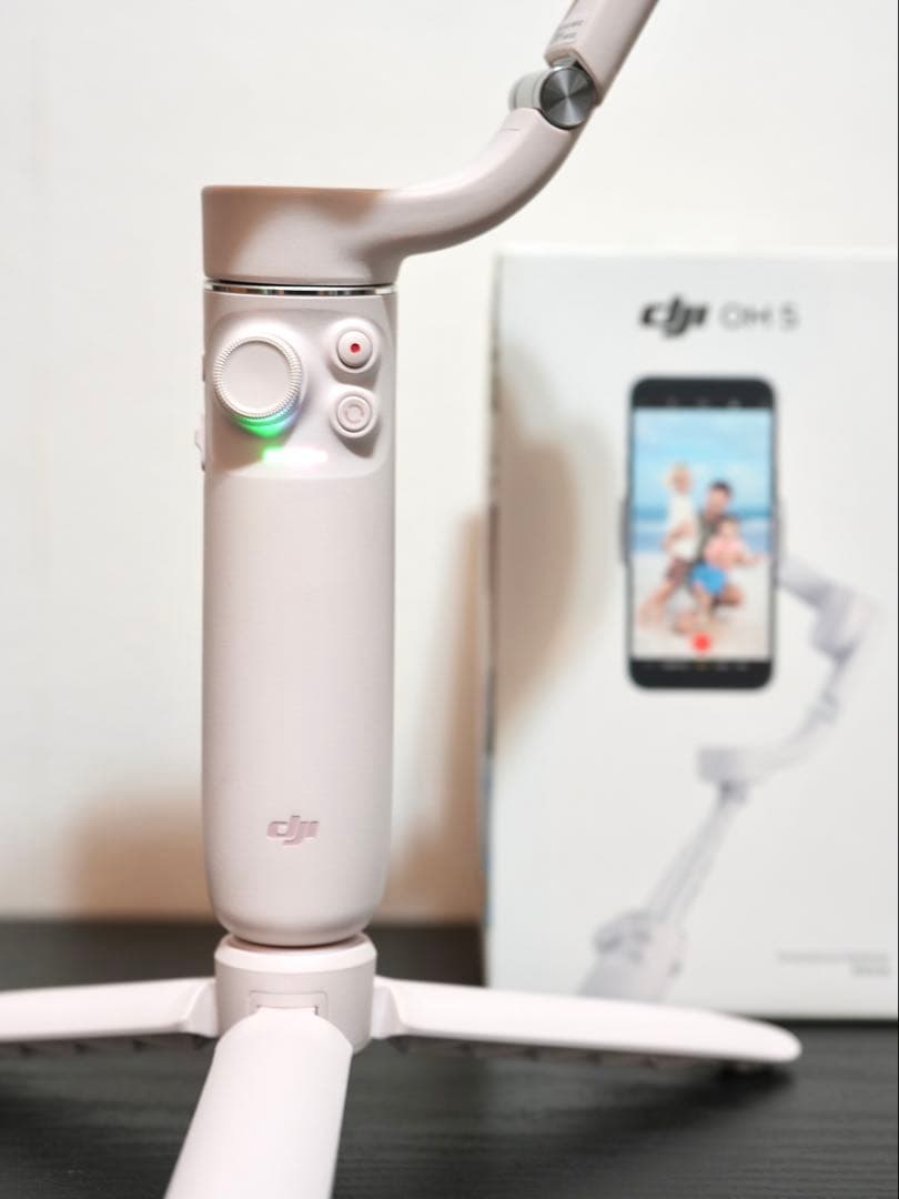 【スマホ用ジンバル】DJI Osmo Mobile 5 サンセットホワイト