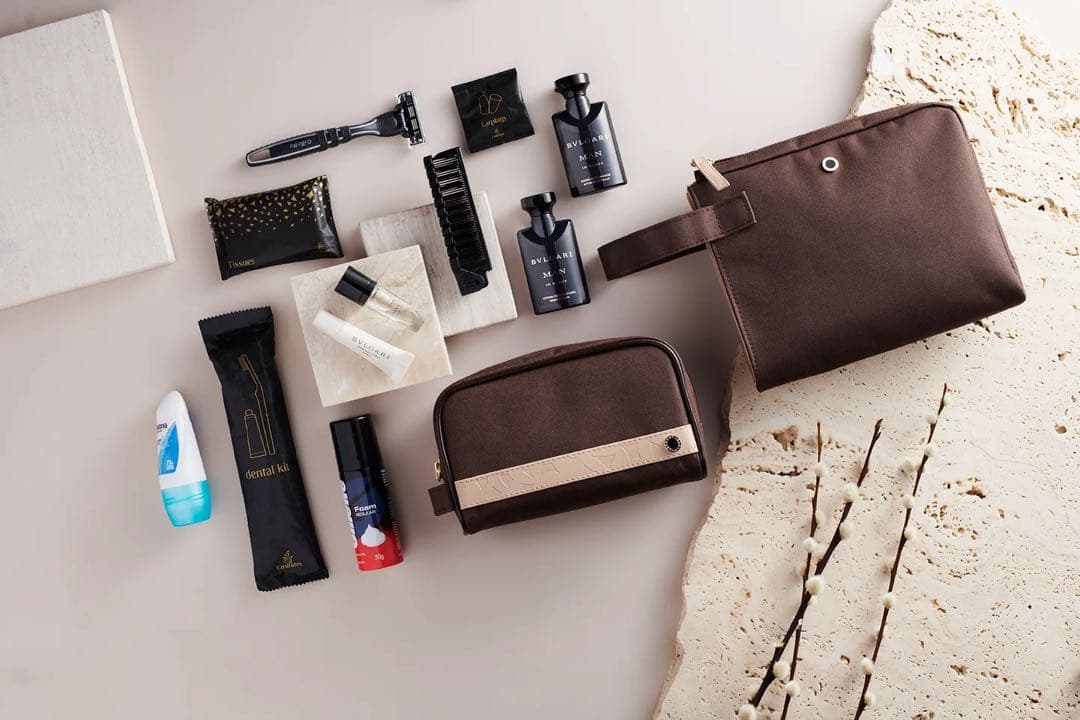 【新品未使用】エミレーツ航空 ファーストクラス アメニティ BVLGARI