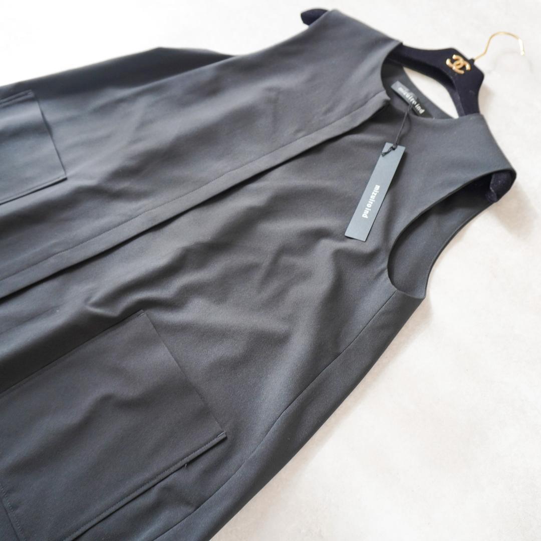 【新品】ミズイロインド♡フロントフライ コクーン ロングジレ ベスト ワンピース