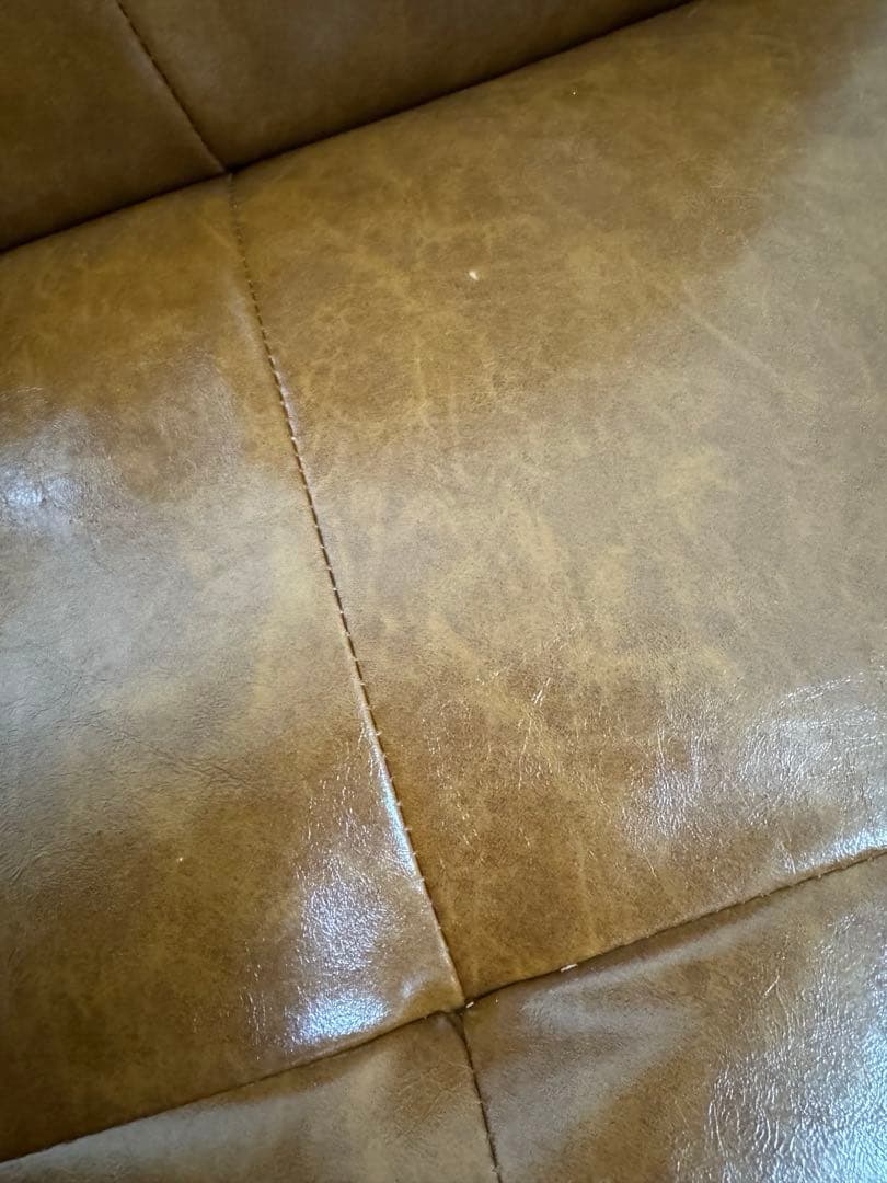 モダンデコ キャメル ソファベッド ３人掛け 175cm リクライニング