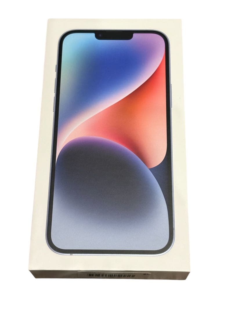 iPhone14Plus128GBブルー SIMフリー 本体箱ケーブル付ケース付