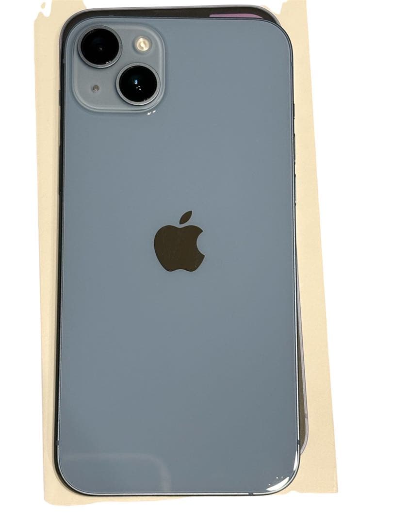 iPhone14Plus128GBブルー SIMフリー 本体箱ケーブル付ケース付