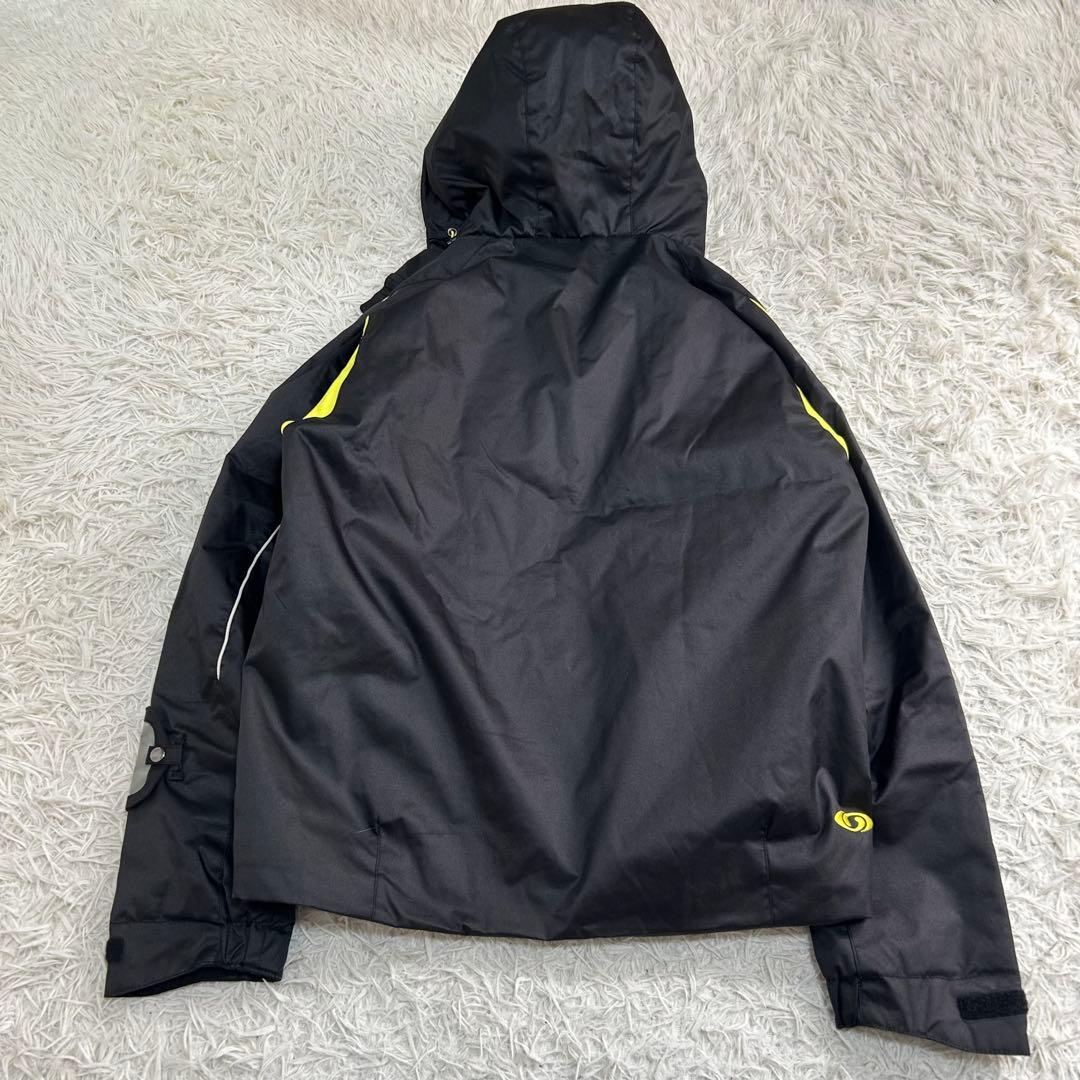 良品✨サロモン スキーウェア セットアップ L メンズ ロゴ刺繍 パーカー