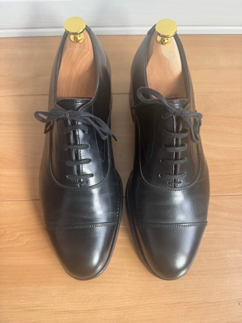 8日まで価格三陽山長 友二郎 ストレートチップ （ビンテージスチール装着済）