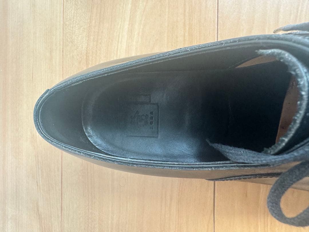 8日まで価格三陽山長 友二郎 ストレートチップ （ビンテージスチール装着済）