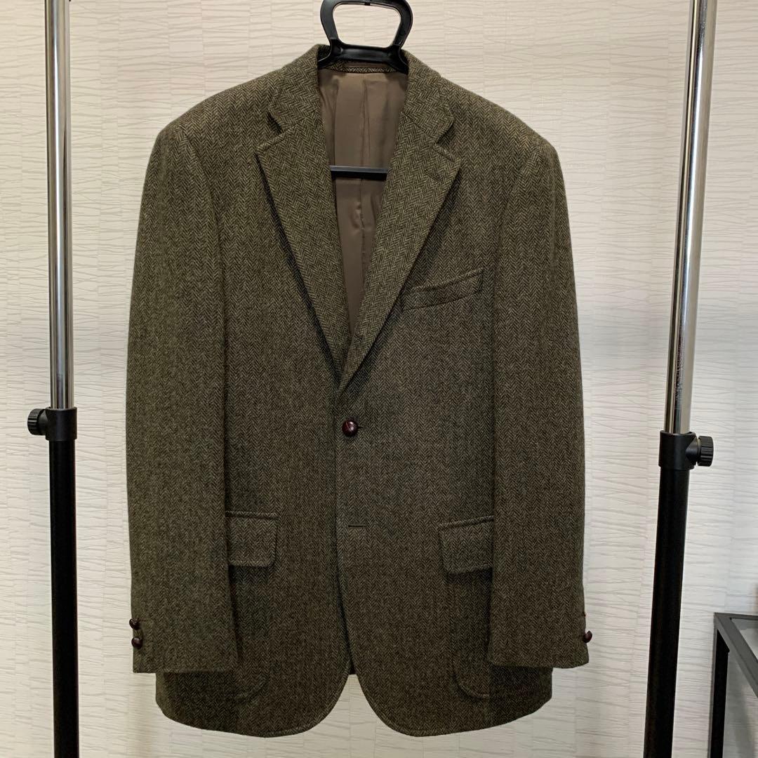 J.press テーラードジャケット　ヘリンボーン柄