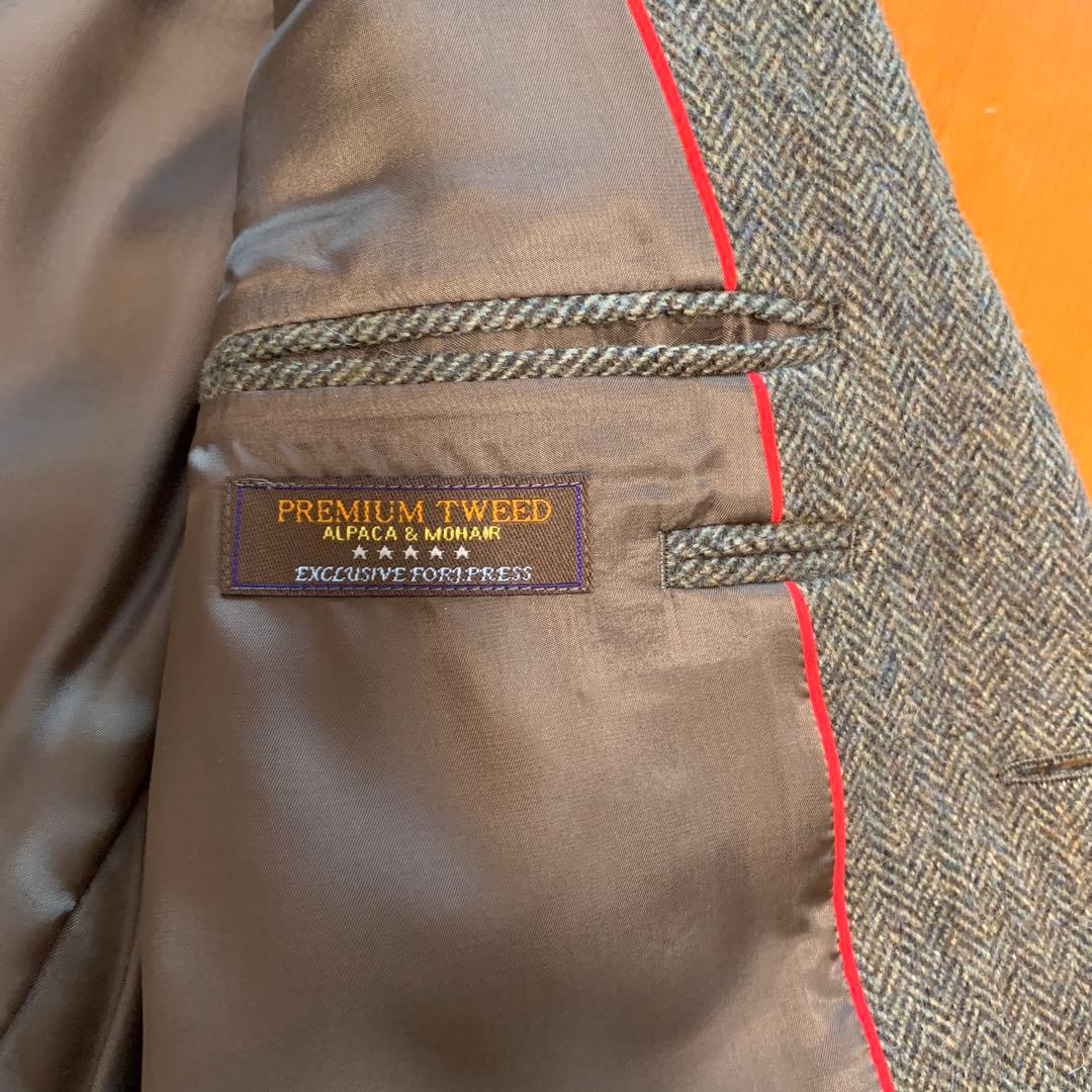 J.press テーラードジャケット　ヘリンボーン柄