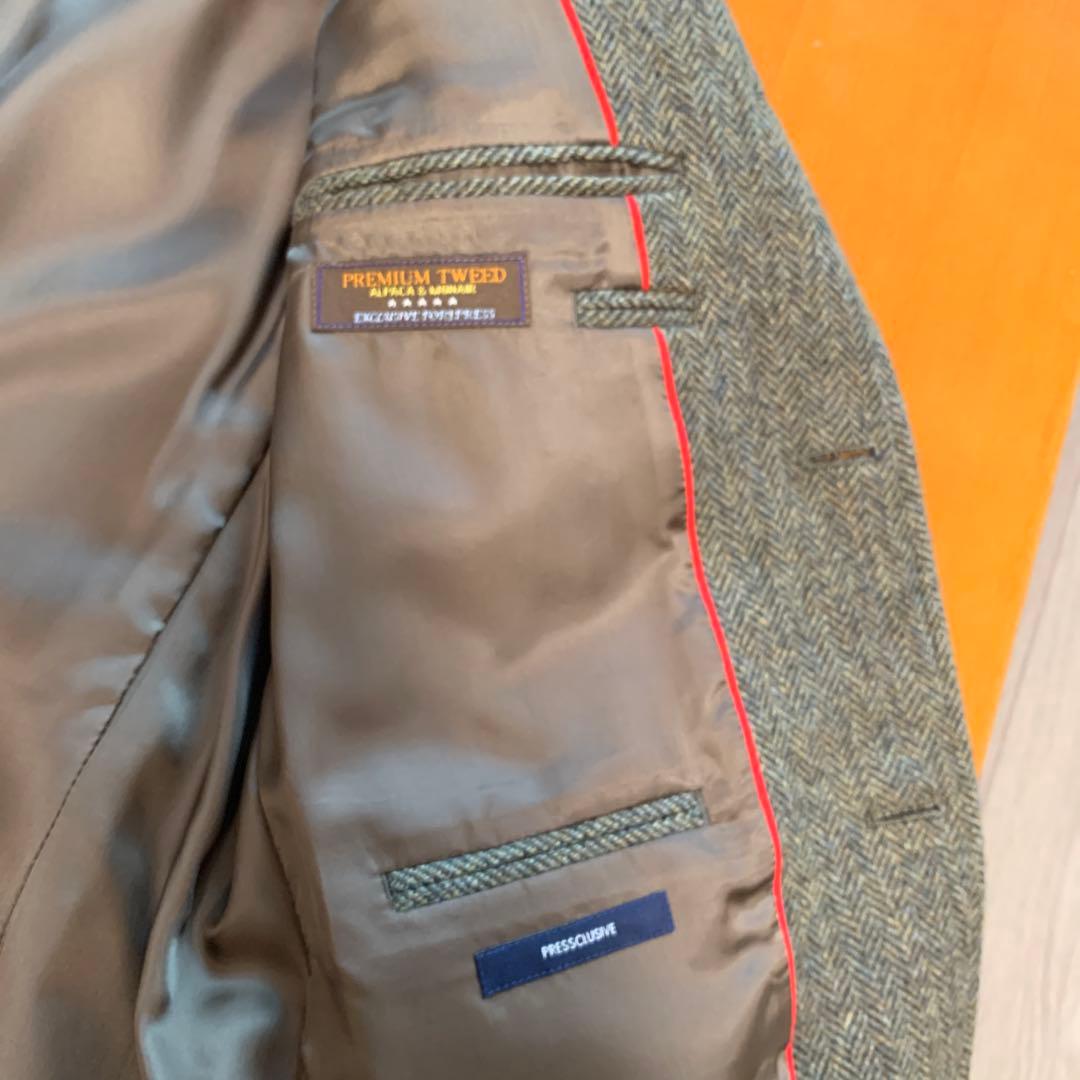 J.press テーラードジャケット　ヘリンボーン柄