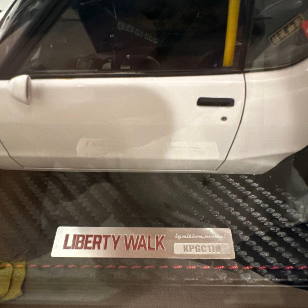 Liberty Walk KPGC110 1/18ホワイト／イグニッション
