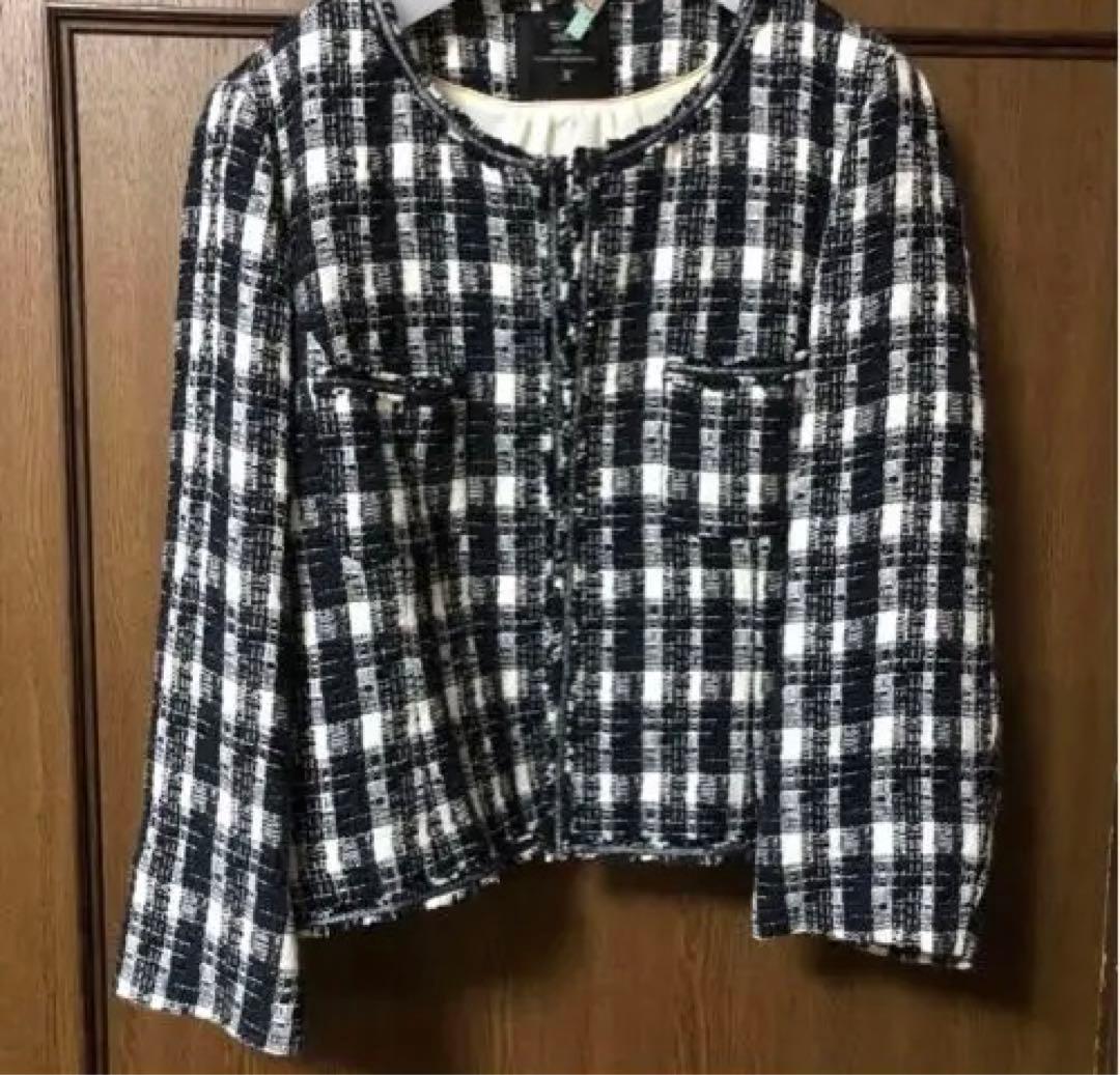 【美品】INED イネド　大きいサイズ17号　スーツ　ネイビー　紺