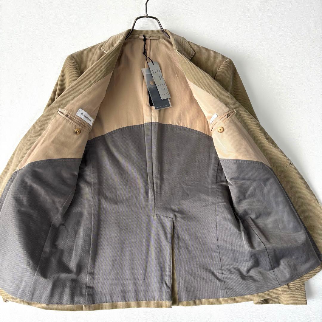 【新品/デッドストック】ジルサンダー テーラードジャケット コーデュロイ XL