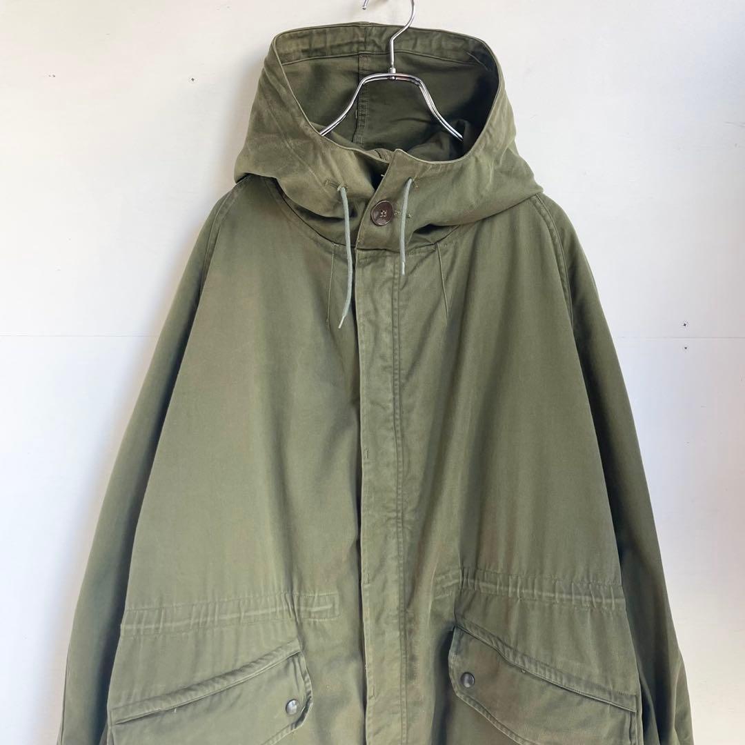 60s 希少タグ フランス軍 M64パーカー ヴィンテージ ミリタリー ユーロ