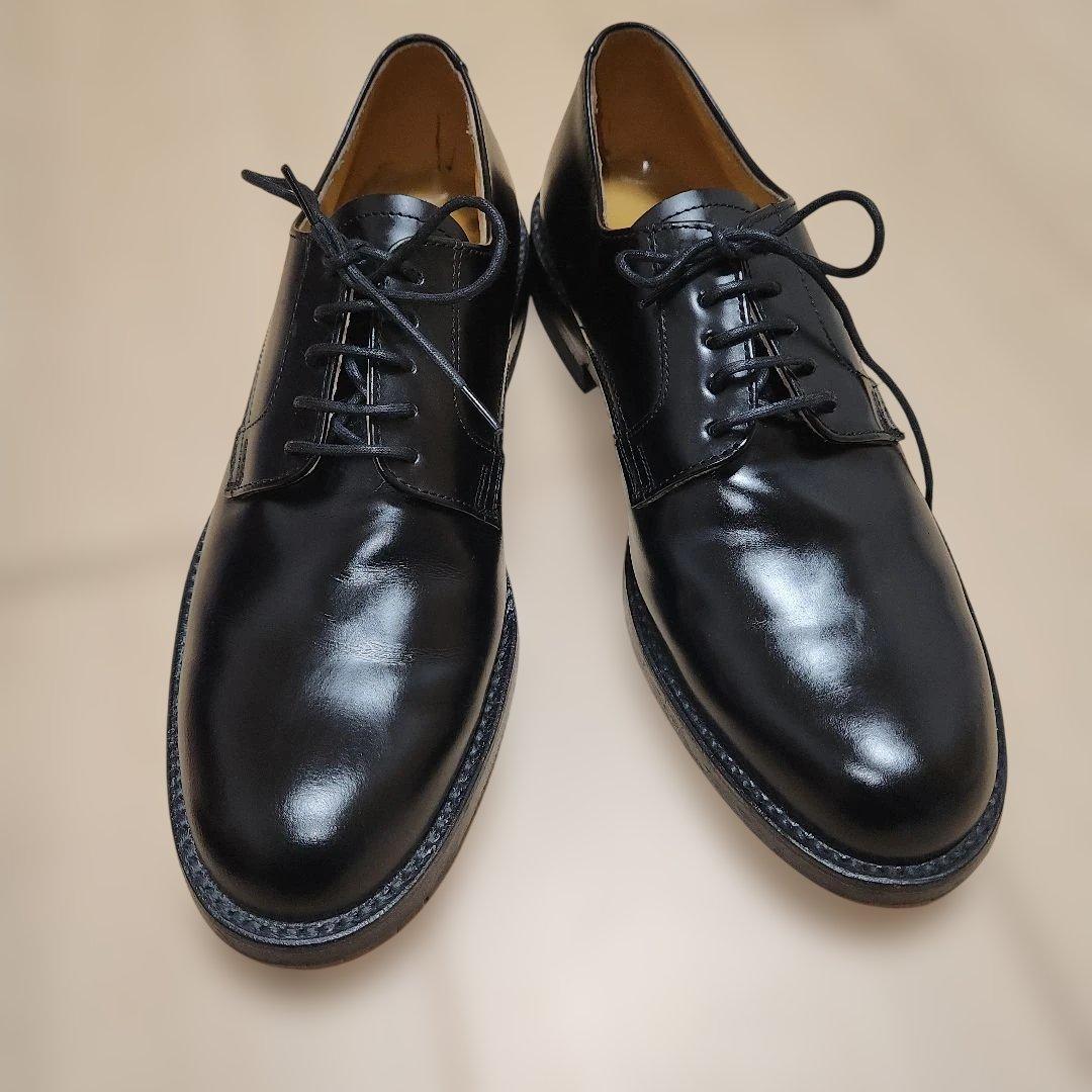 美品リーガル プレーントゥ J636 ブラック 25.5