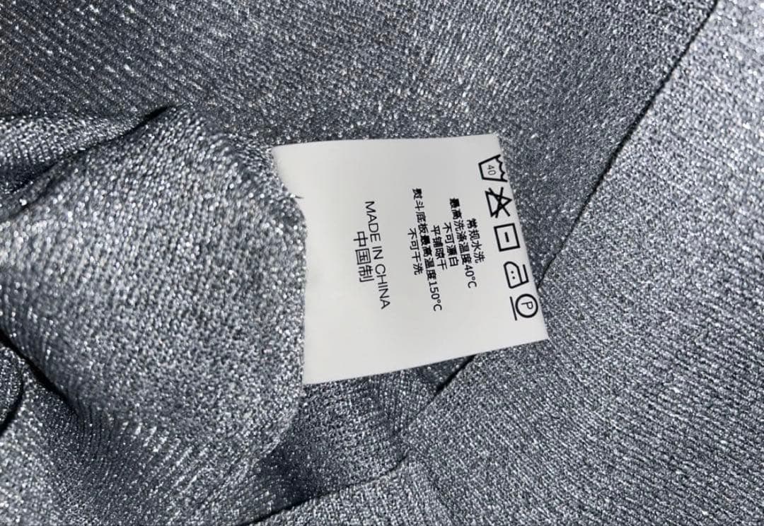 肩*】様 XANDER ZHOU シルバー ポロシャツ サイズ50 ポーガーズ