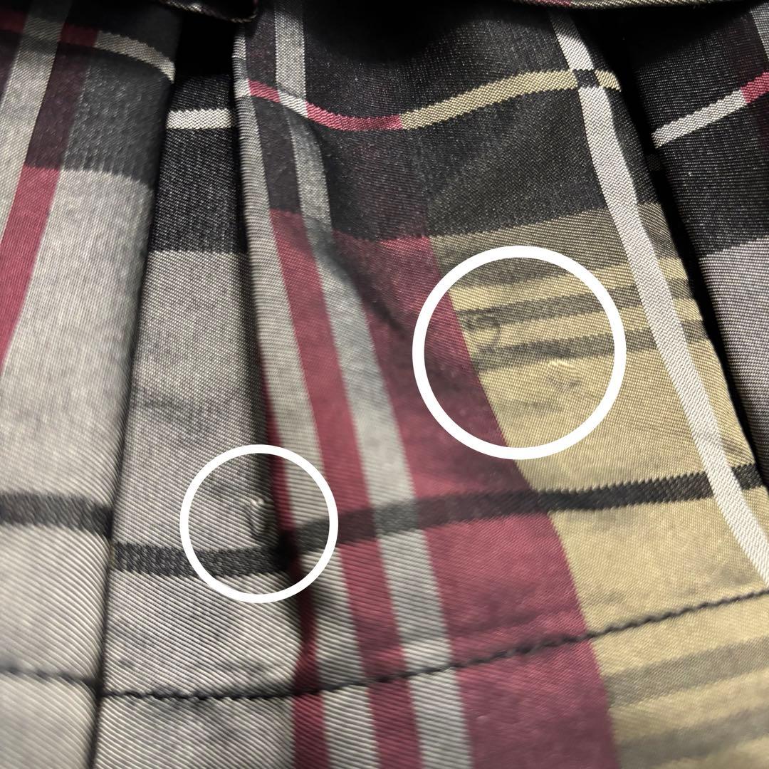 ヴィヴィアンウエストウッド　変形ミニスカート　ロゴボタン　チェック　ティアード