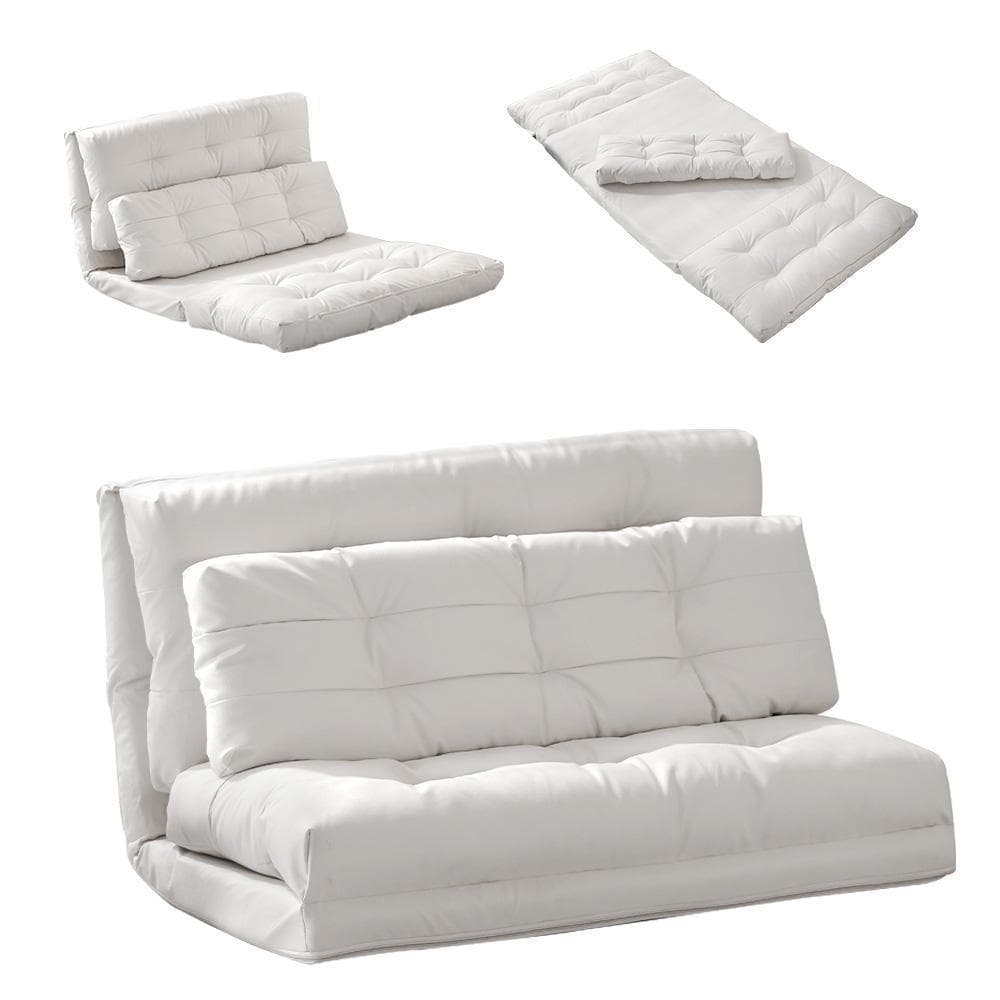 ソファーベッド ソファベッド ローソファー 2人掛け クッション付き 座椅子