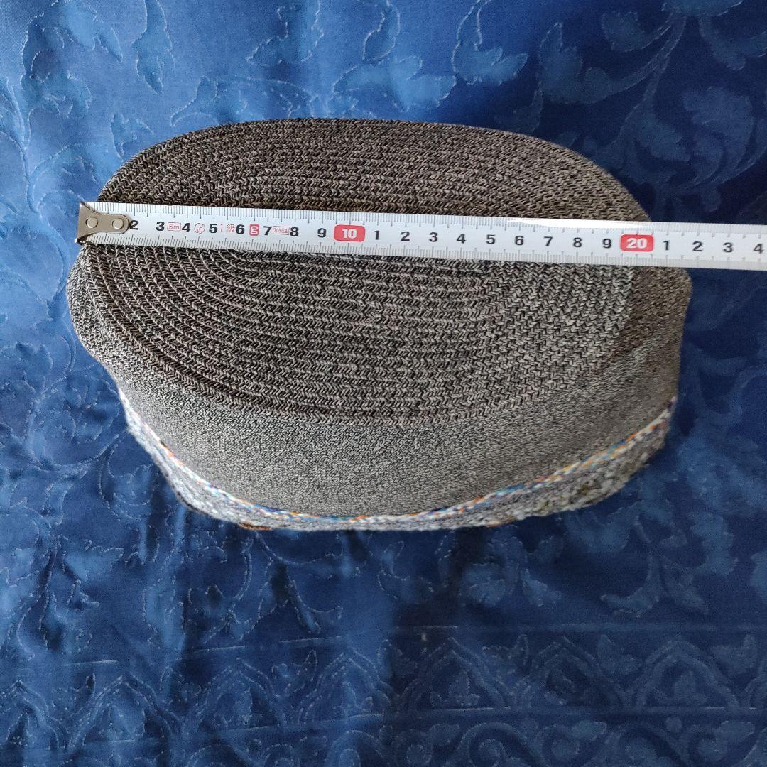 M＆KYOKO 佐藤繊維 グレー かごバッグ