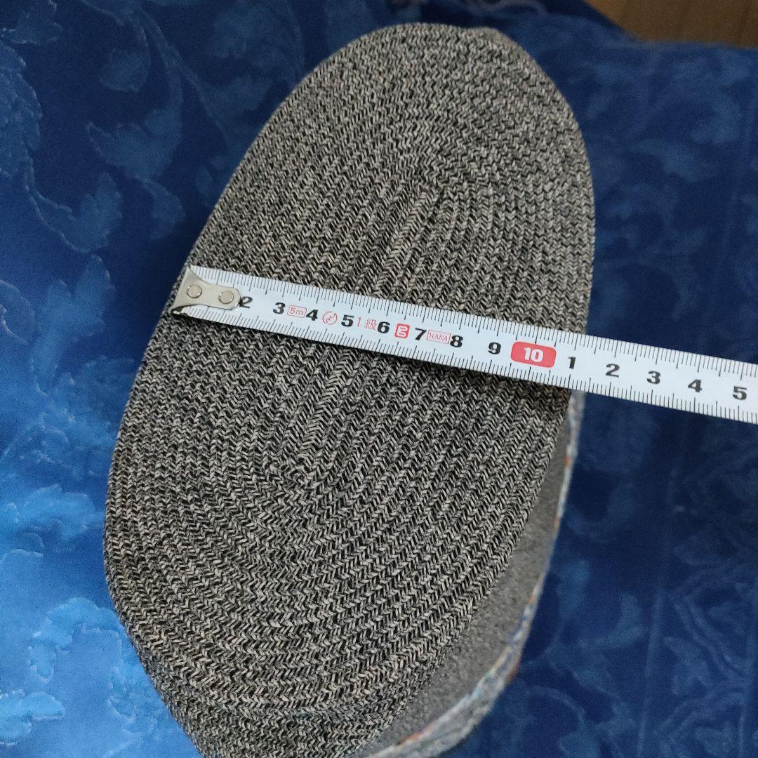 M＆KYOKO 佐藤繊維 グレー かごバッグ