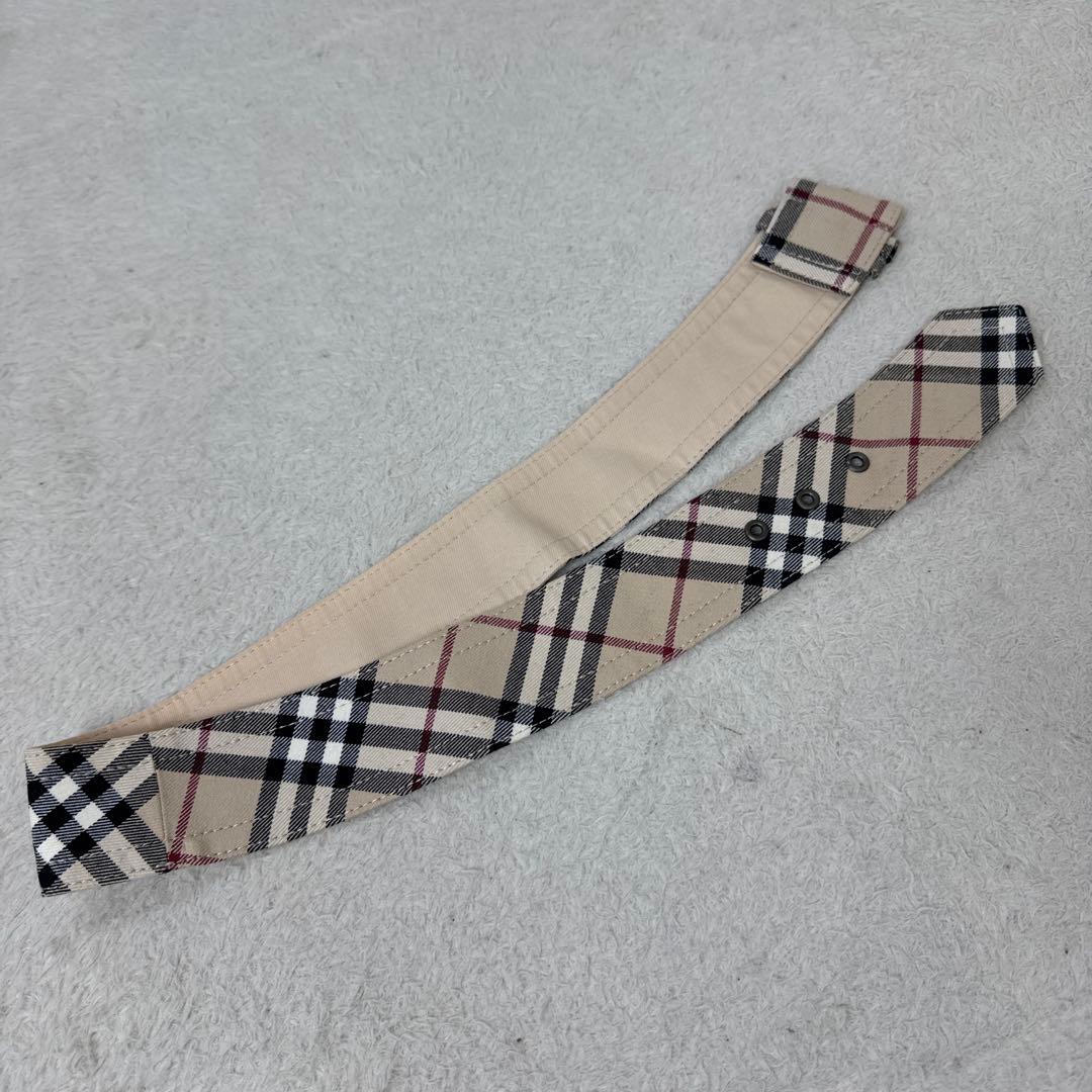 BURBERRY BLUE LABEL ノバチェック プリーツ ミニスカート