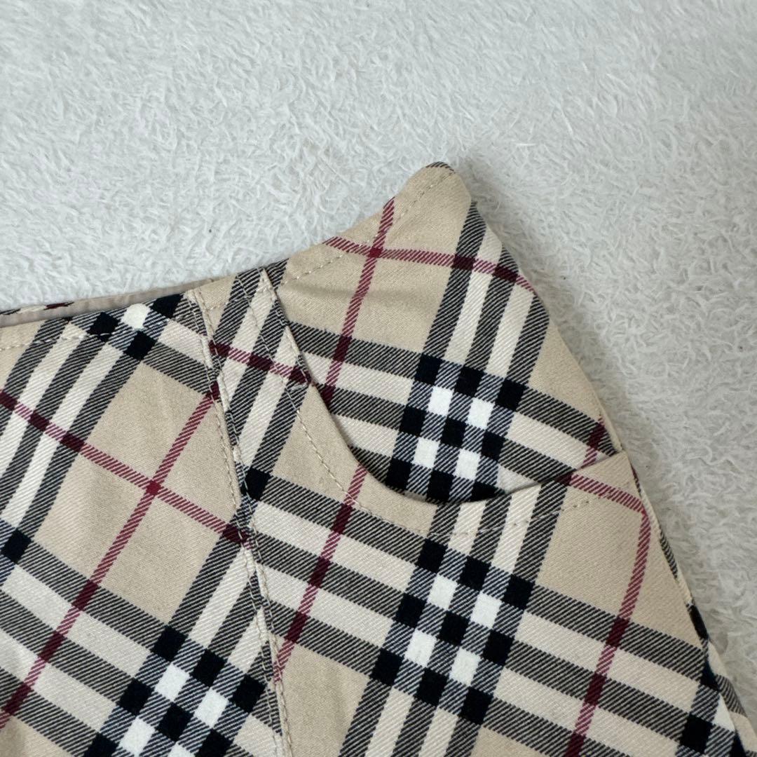 BURBERRY BLUE LABEL ノバチェック プリーツ ミニスカート