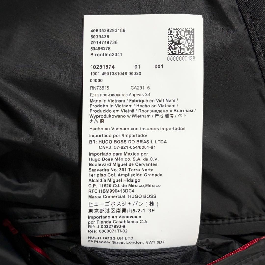 美品★HUGO BOSS ダウンベスト ブラック 黒 ヒューゴボス ジャケット