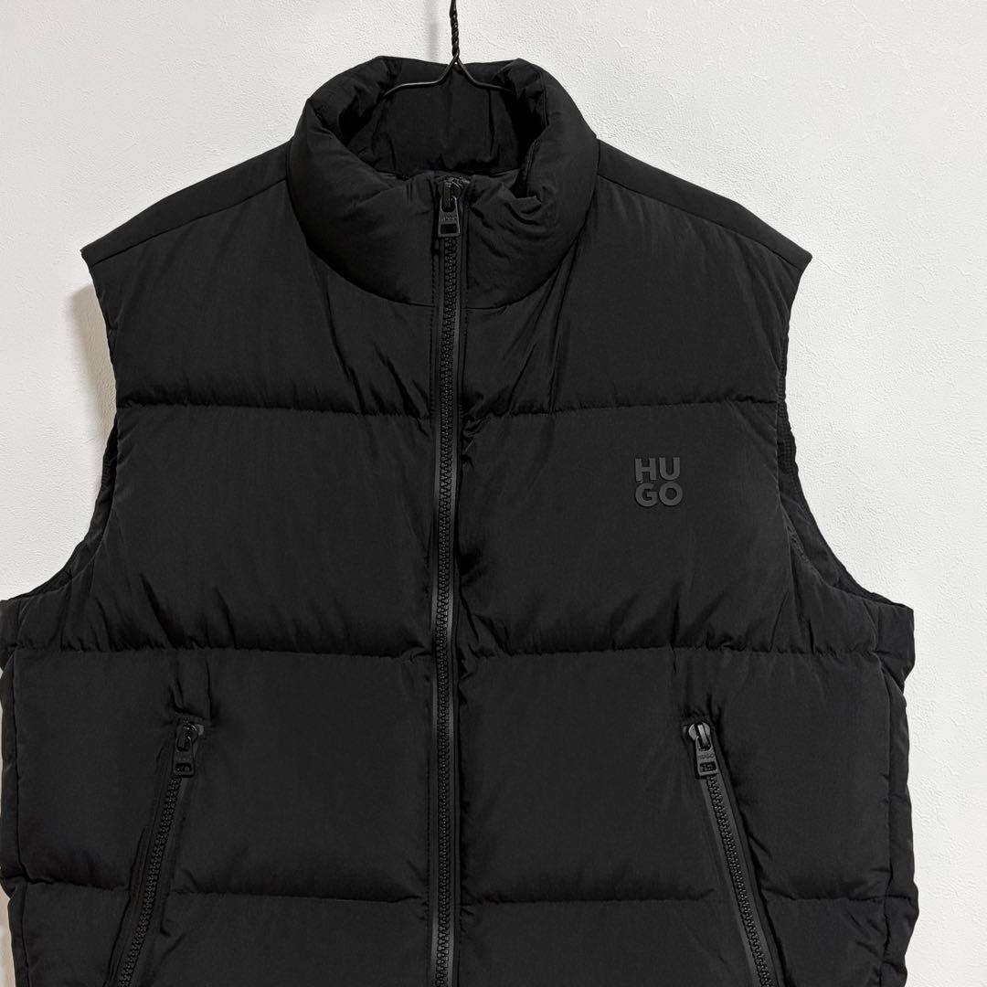 美品★HUGO BOSS ダウンベスト ブラック 黒 ヒューゴボス ジャケット