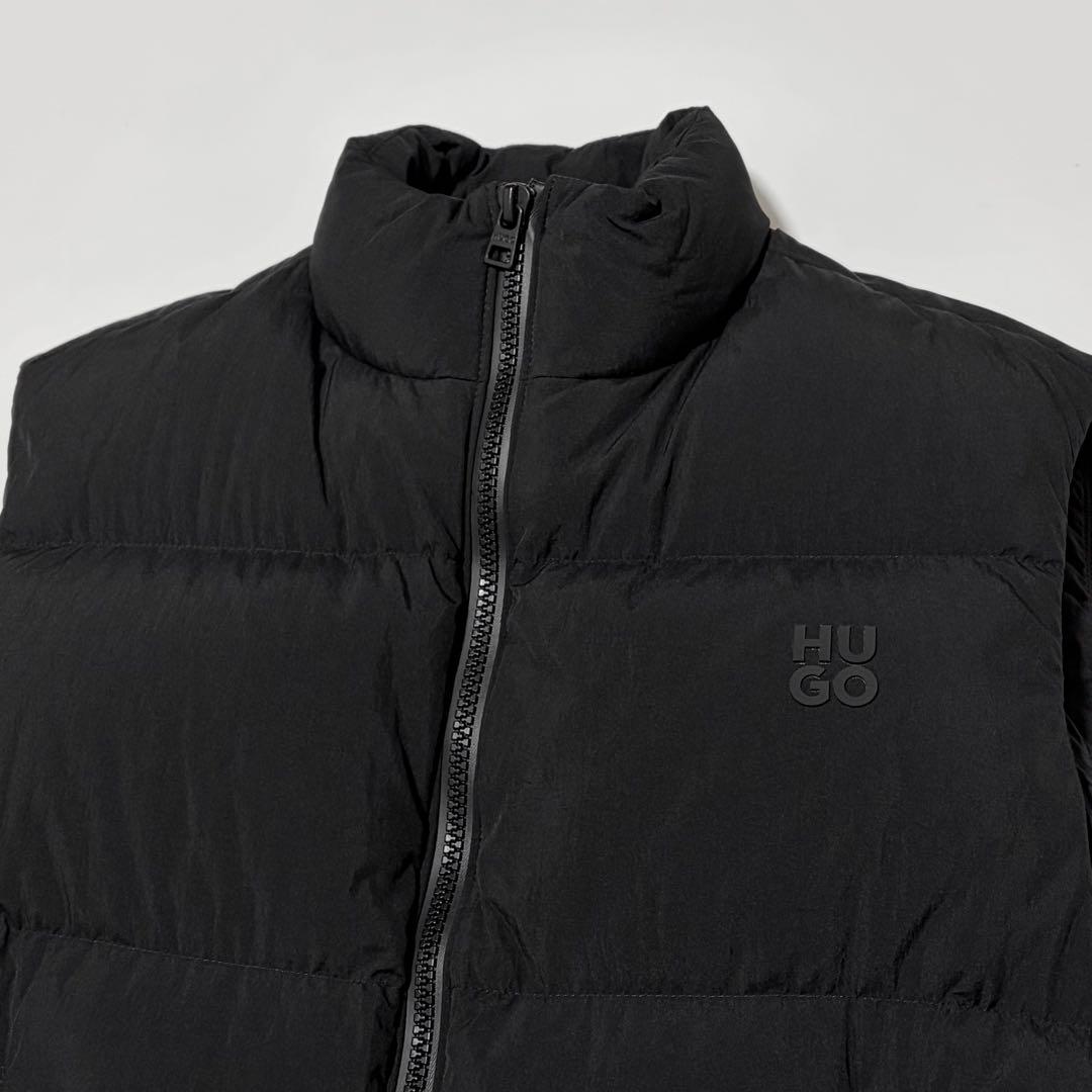 美品★HUGO BOSS ダウンベスト ブラック 黒 ヒューゴボス ジャケット