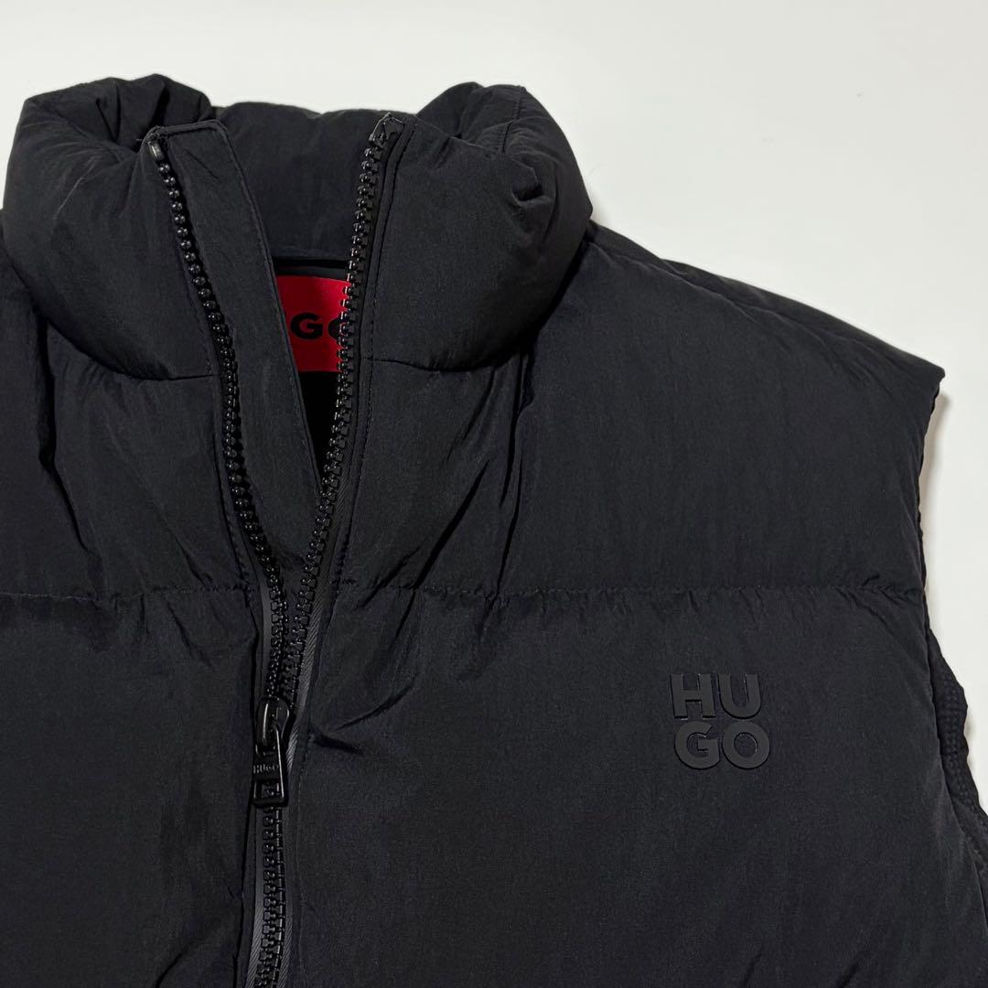 美品★HUGO BOSS ダウンベスト ブラック 黒 ヒューゴボス ジャケット
